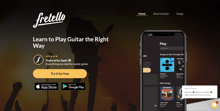 Fretello project screenshot